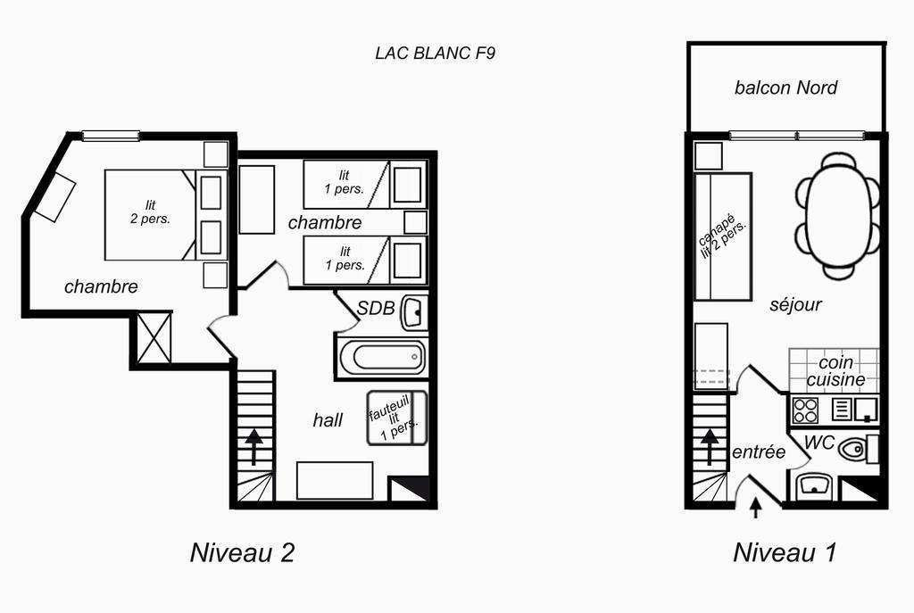 Residence Le Lac Blanc Мерибель Номер фото